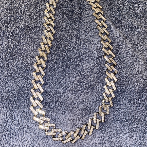 Men’s 15MM CUBAN STAINLESS STEEL NECKLACE - Picture 2 of 4